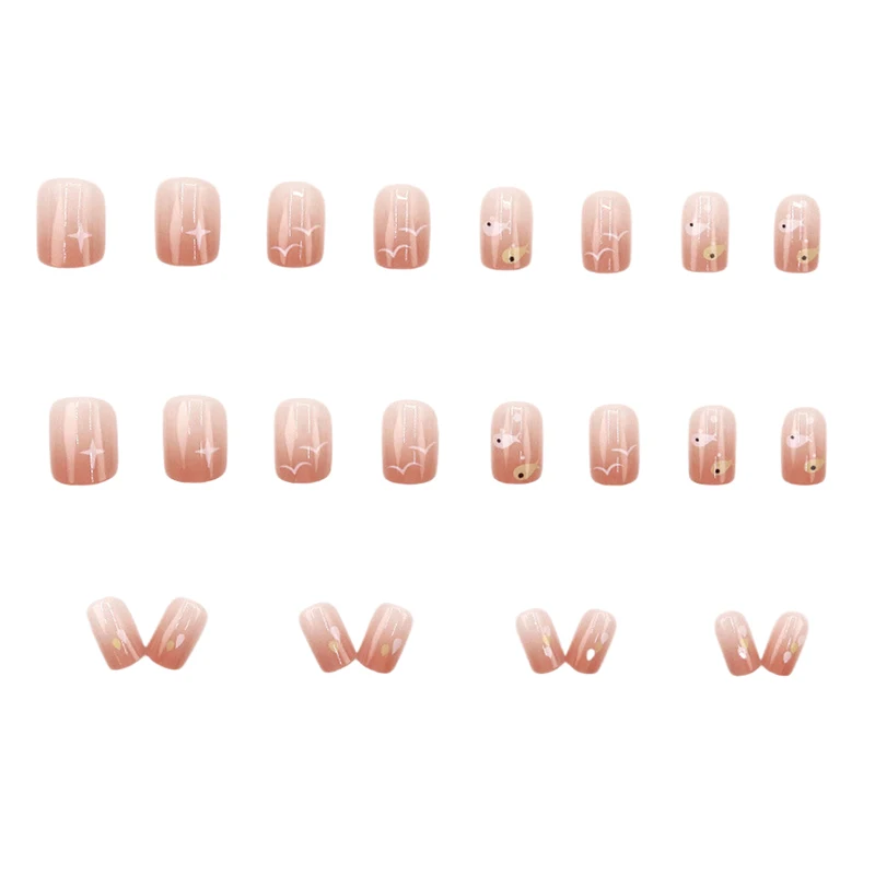 24-шт-короткие-квадратные-накладные-ногти-с-рисунком-бензеляной-рыбы-с-желейным-клеем-съемные-накладные-ногти-полное-покрытие-пресс-на-кончиках-ногтей