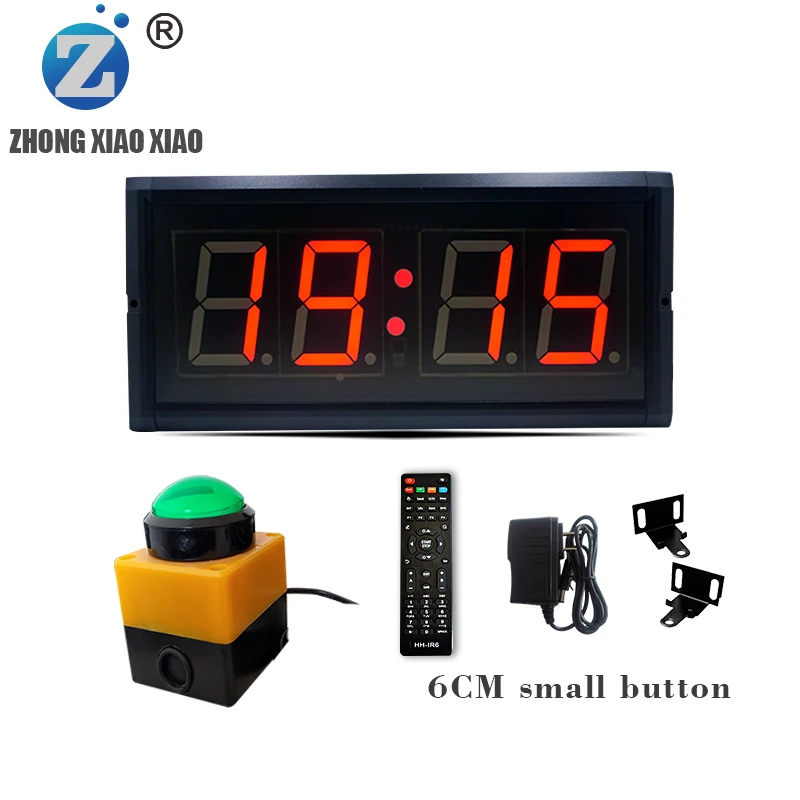 Competition Timer Set - Specific Stopwatch for Running Marathon Basketball Conference Football Referee Stand Handball