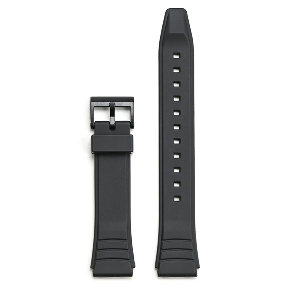 Watchband For AW-49H AW-49HE AW-44H AW-45H-1BVH black rubber Resin strap Wrist Premium TPU Watch band accessories