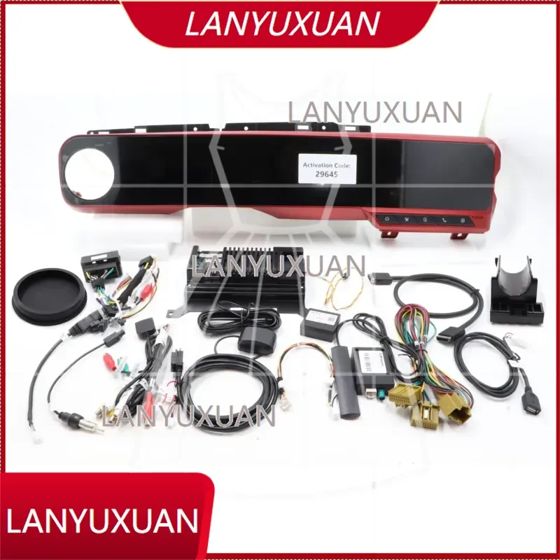 Digital Dashboard Panel Virtual Instrument Cluster CockPit LCD Speedometer for Wrangler JL 2018-19 2023