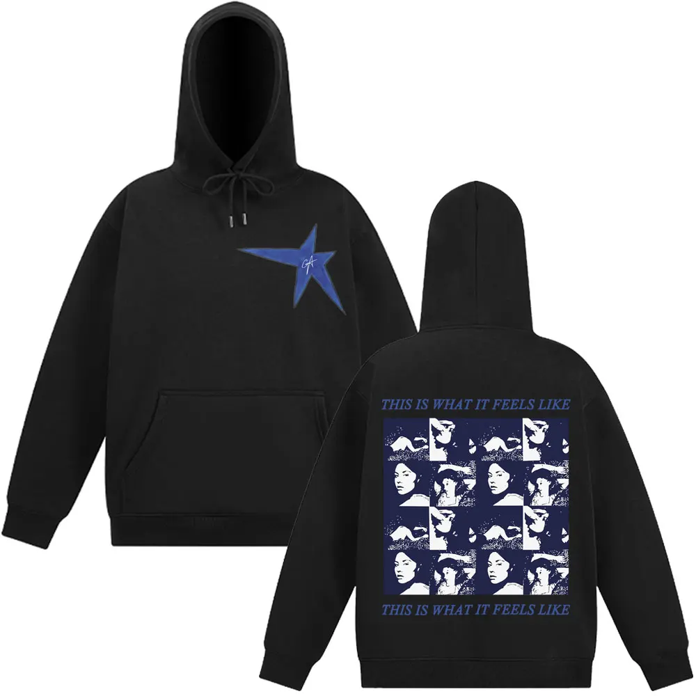 

Gracie Abrams This Is What It Feels Like Art Hoodie Fashion Men Women Oversized Hoodies Long Sleeves Thick Harajuku Sweatshirts