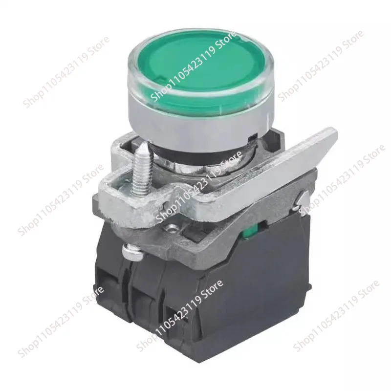 

Светодиодная кнопка-переключатель XB4-BW33M5, металлическая кнопка-контакт для передачи сигнала