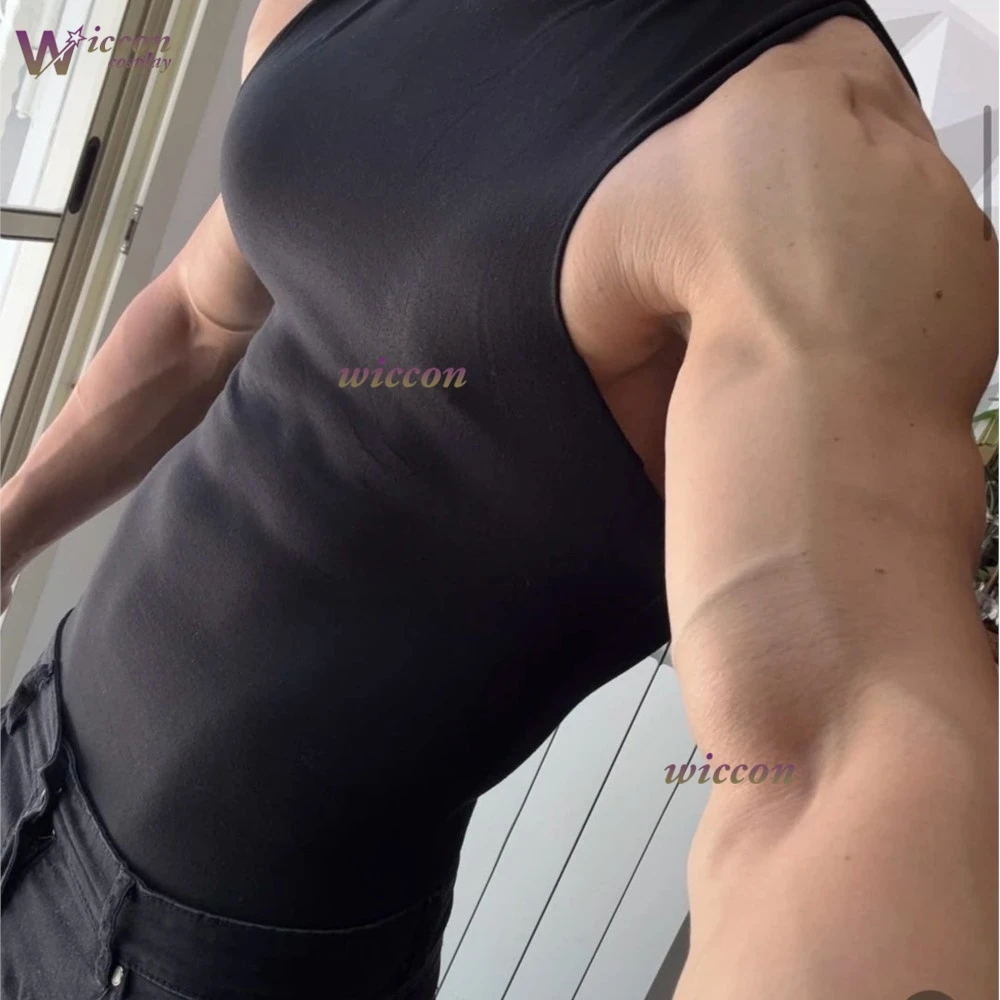 Love And Deepspace Valko Cos Sleeveless Vest: Men's Game Character Top, Anime Cosplay for Comic Con Halloween