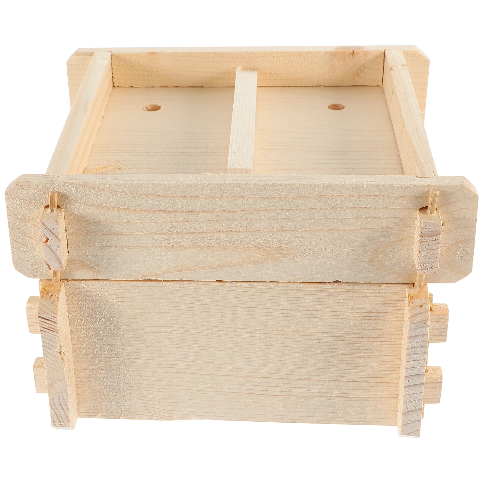 

Square Wooden Steamer Baskets for Buns Tools Snack Vegetable Multi Function Natural Wood Food Steamer Basket Lid