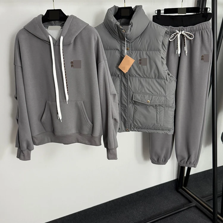 

Теплая хлопковая толстовка с капюшоном Fce Long Sve, брюки с эластичной резинкой на талии, комплект из футболки, модная удобная женская повседневная спортивная одежда