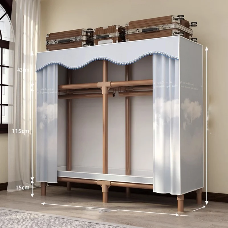 أرفف خزانة حديثة لتوفير المساحة، منظم تخزين، أقسام غرفة النوم، خزانة محمولة، عرض أثاث جناح صالة روبيرو #2