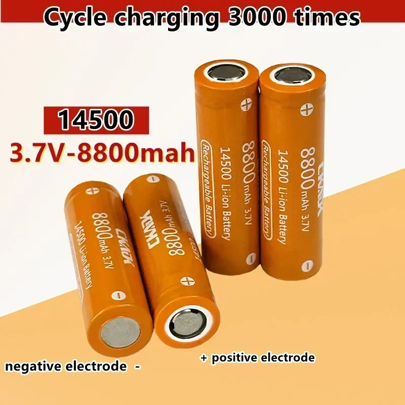 

2024 14500 3.7V 8800mAh electric toothbrush lithium battery rechargeable screwdriver battery AA5 rechargeable battery