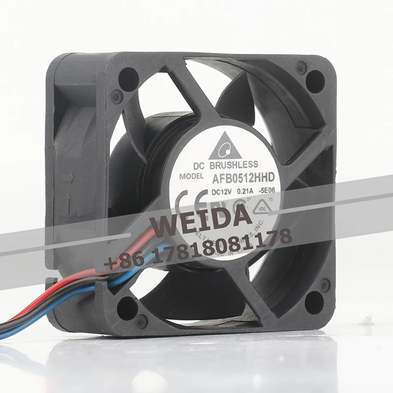 5CM cooling fan Delta 12V 0.21A AC EC 5020 Double ball bearing speed measurement Ultra-quiet 50X50X20MM AFB0512HHD