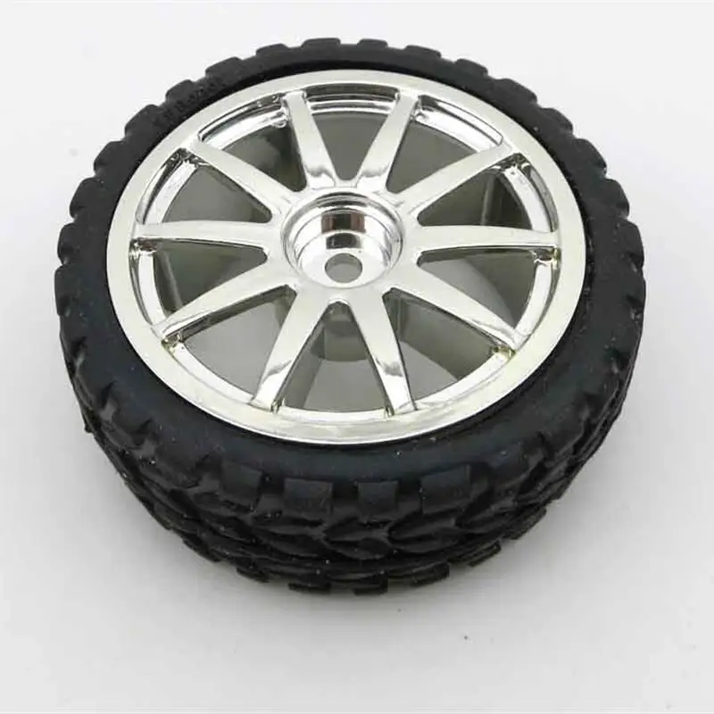 1 PC 65mm ยาง Hub หกเหลี่ยมรูล้อยาง, F17669 ของเล่น DIY ชุดอุปกรณ์เสริมสําหรับ RC รถ, รถสมาร์ท, หุ่นยนต์