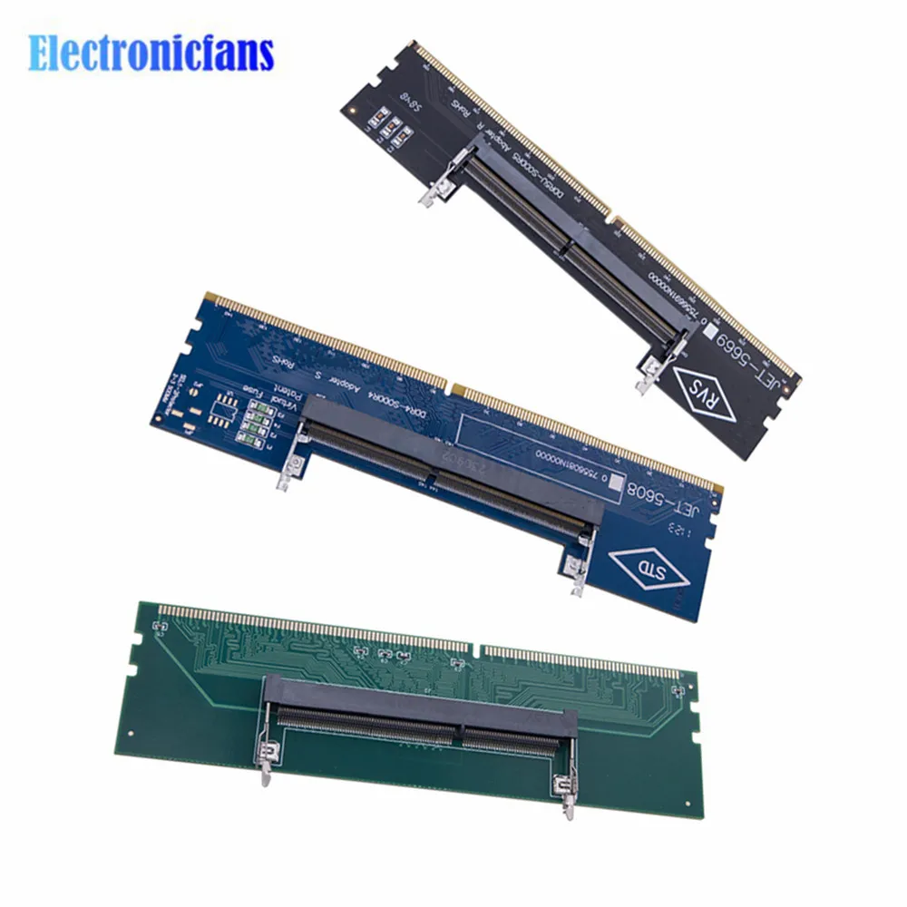 DDR3 DDR4 DDR5 Laptop to Desktop Memory Adapter Card SO-DIMM To PC DIMM Card DDR3 DDR4 DDR5 Memory RAM Connector Adapter