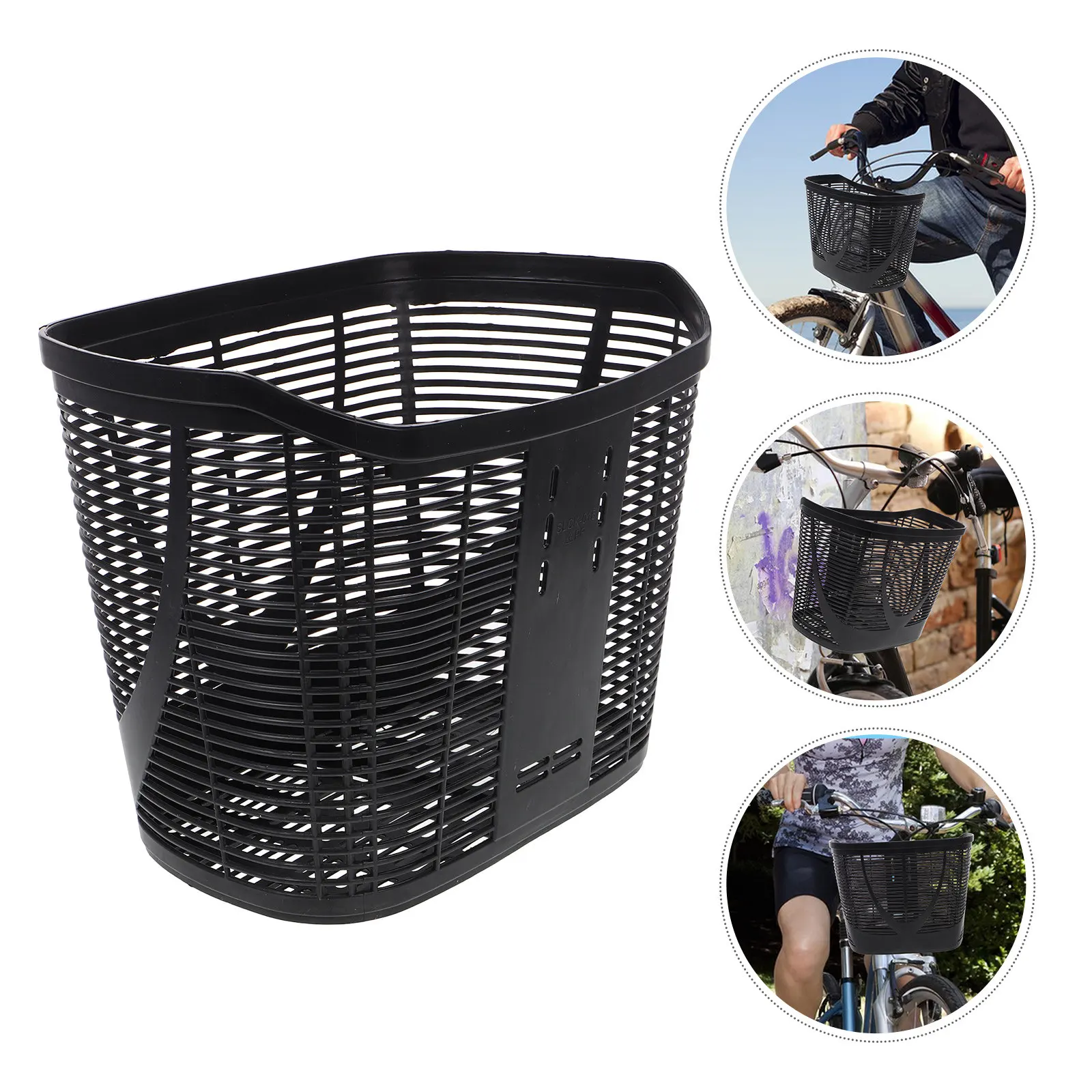 

Heavy Duty Bicycle Front Basket Reliable Plastic Build Fits Electric Bikes Mobility Scooters Daily Use Commute Travel Storage