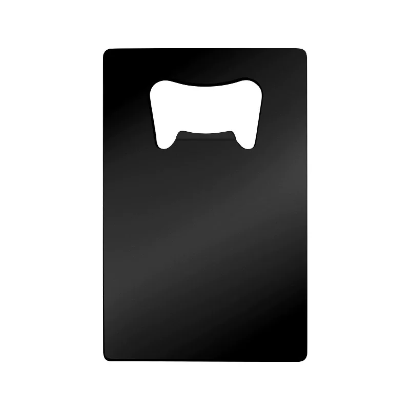 Roestvrij staal Spades A Winemaker Flesopener Speelkaarten Flesopener Creditcard Bierflesopener