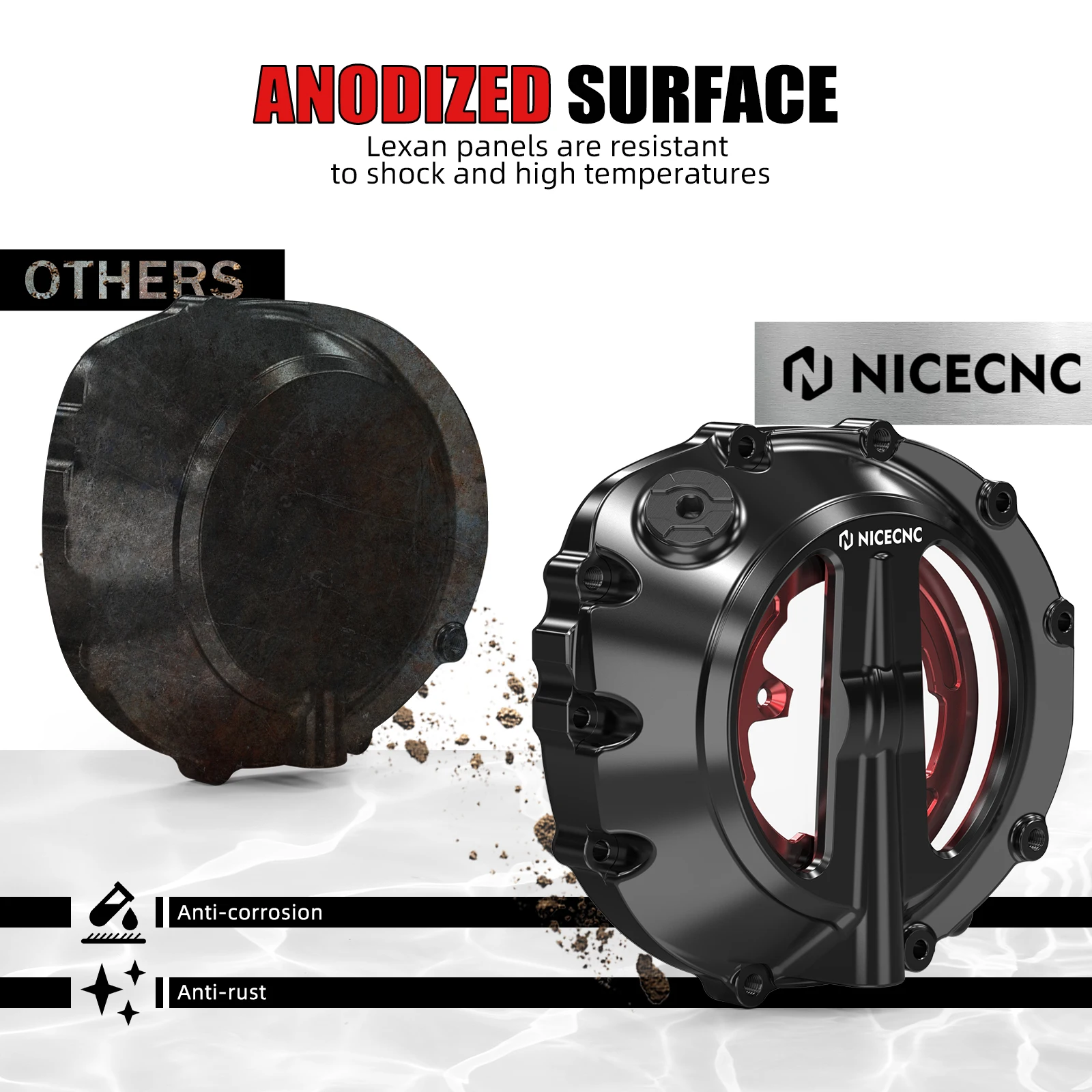 Untuk BMW S1000RR 2019-2024 S1000R 2022-2024 S1000XR M1000RR 2021-2024 Penutup Kopling Bening Mesin Sepeda Motor