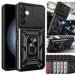 Armor Case For Samsung Galaxy A06 A16 A15 A25 A35 A55 5G A05 A05S A14 A24 A34 A54 A13 A33 A53 A73 Cover Ring Holder Coque Funda