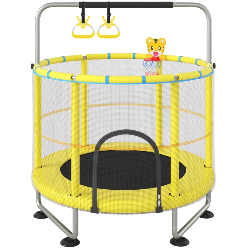 

Children's Sports Trampolines Custom Children Jump on Trampolines With Safety Net Fitness Trampoline