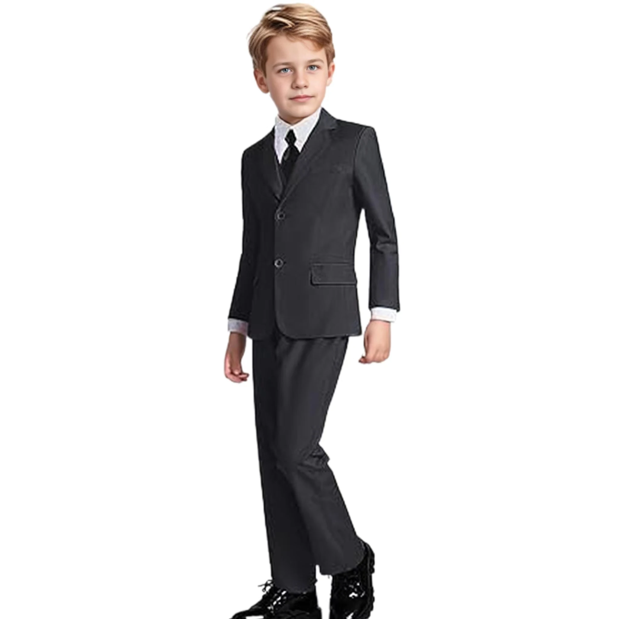 

Colorful Suit For Boy Blazer Vest And Pants 3 Pieces Tuxedo Wedding Dress Casual Wear Evening Dress Performance Clothing