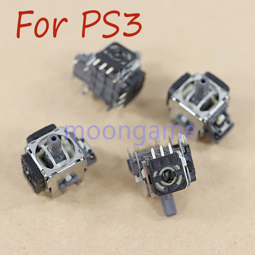 2 قطعة استبدال لسوني بلاي ستيشن 3 PS3 PS4 وحدات تحكم الأصلي الأسود ثلاثية الأبعاد عصا التحكم التناظرية تحكم إصلاح أجزاء #2