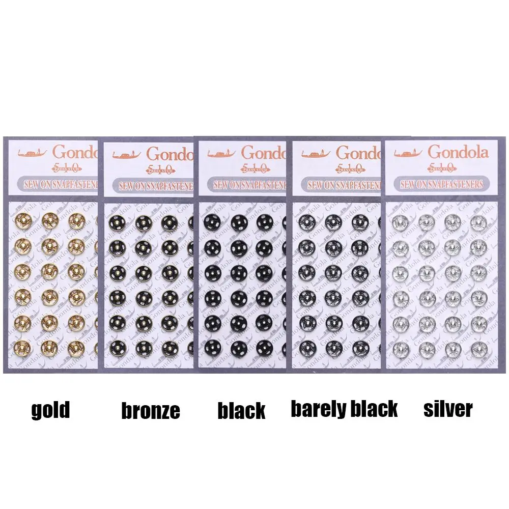 Mini Button Buckle DIY Doll Clothes Metal Buckle Invisible Snap for 1/6 Doll Clothing Sewing Accessories 5mm Buckles