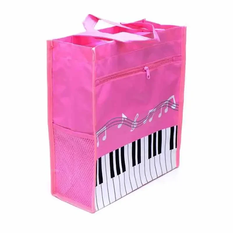 LB02 Piano Keys Handbag Reusable Grocery Bag Shoulder Shopping Bag