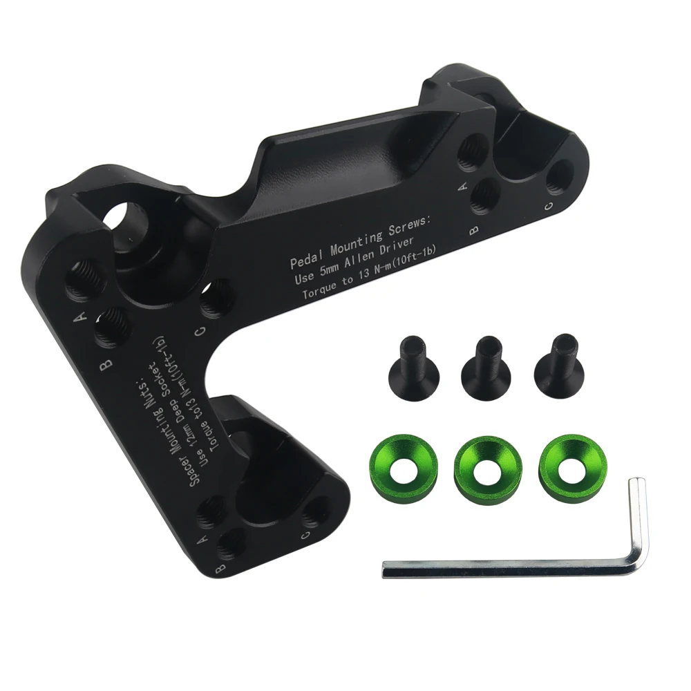 Black Aluminum Throttle Pedal Spacer for Honda Civic 2012+ for Honda Fit 2014+ for Honda Accord 2013+ For Left-hand drive