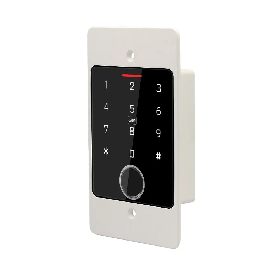 Waterproof Metal Intelligent Access Control Keyboard RFID Controller Embedded Biometric Access Control Support Tuya App