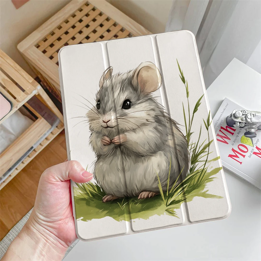 

Чехол для планшета с животным УФ-принтом для iPad Air 11 2025 M3 с держателем для карандашей Funda для iPad 10th 11th A16 10.9 11 12.9 13 M4 Shell