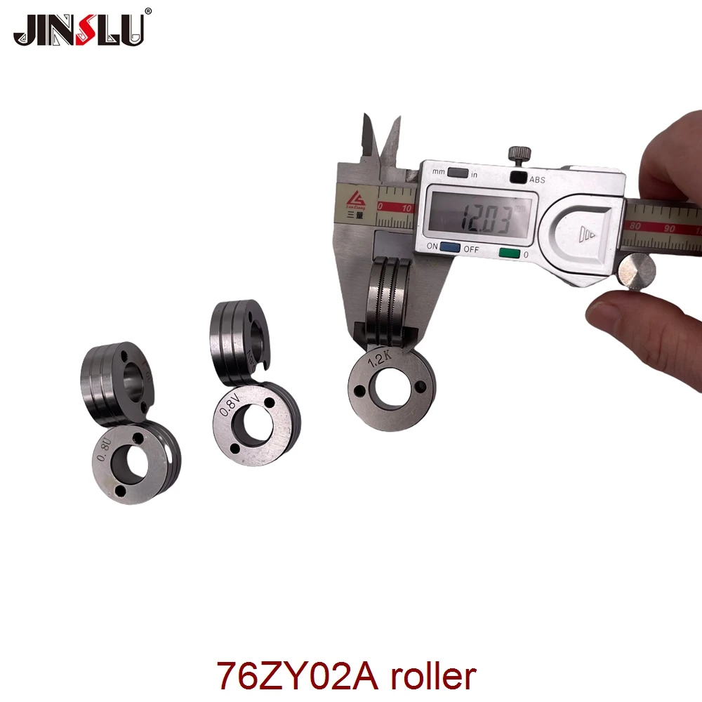 미그 와이어 피더 모터 피딩 기계용 V 그루브 롤러, 76ZY-02A, 1.0-1.2mm, 2PK