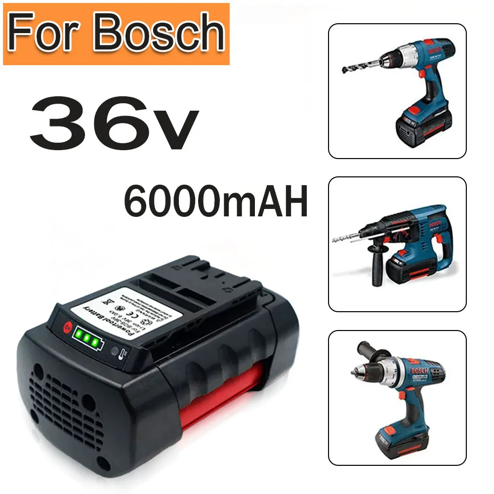 

For Bosch 36V 6000mAh Li-ion Replacement Battery D-70771 2607336003 2607336108 BAT836 BAT840 BAT810 Power Tool Battery