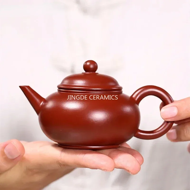 120ml Raw Ore Dahongpao Tea Pot Beauty Kettle Chinese Yixing Purple Clay Teapots Famous Handmade Zisha Tea Set Accessories