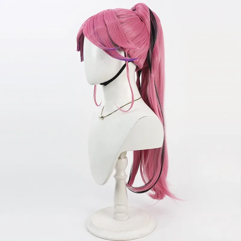 You are My Idol! Cure Kiss Cosplay Wig, Scalp Cap with Detachable Ponytail