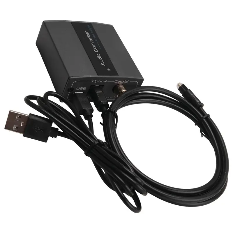 

Аналогово-цифровой аудиоконвертер RCA в оптический с оптическим кабелем, цифровой аудиоадаптер Toslink и коаксиальный аудиоадаптер