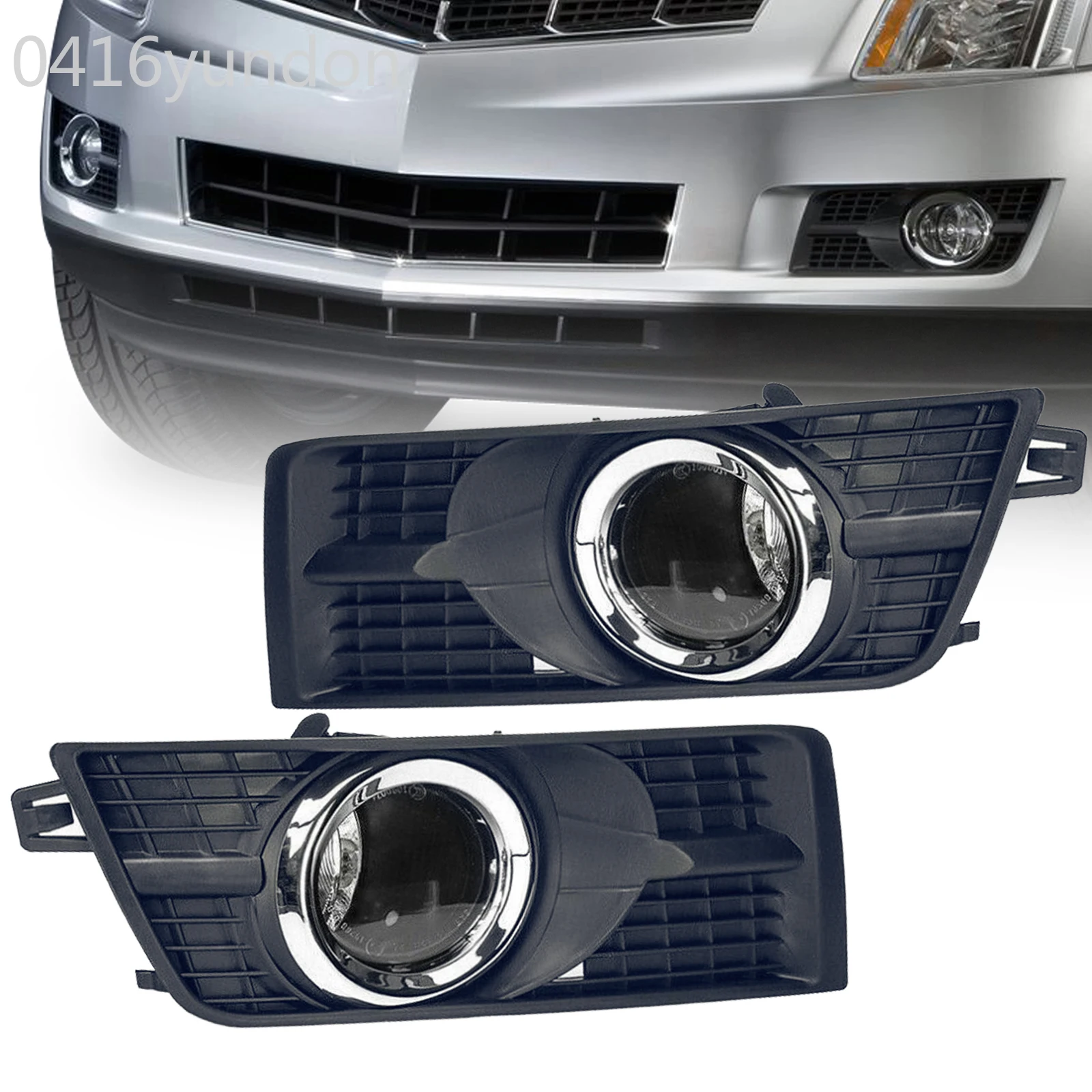 

Fog Lights Bumper Lamp w/Harness & Switch w/Harness & Switch Fits For Cadillac SRX 2010-2016 Durable Fog Lamps