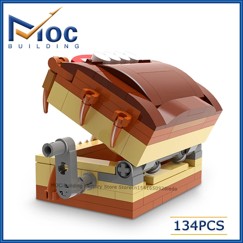 

MOC Building Blocks Classic Movie Series Monster Box Bite Books Model DIY Assemble Bricks Creative Toys Collection Xmas Gifts