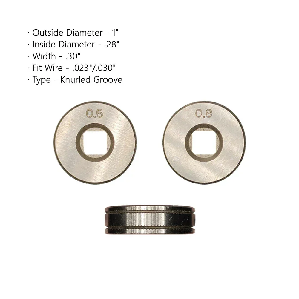 1PC MIG/MAG Drive Roll .023 .030 .035 .045 Godet Wheel Knurled V U Groove Wire Feed For MIG Welders Machine Soldering Parts