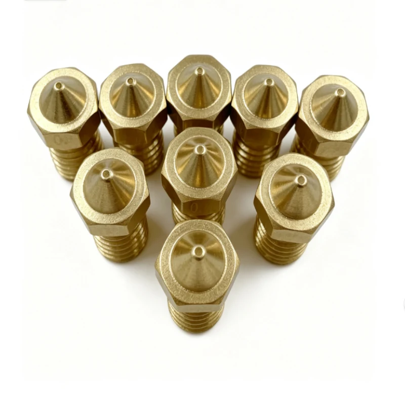 5pcs High Flow 3D Printer Nozzle Set 5PCS, E3D V6 Hotend Three-Hole Nozzle 1.75/3.0mm, CHT Style Upgrade for FDM Printers