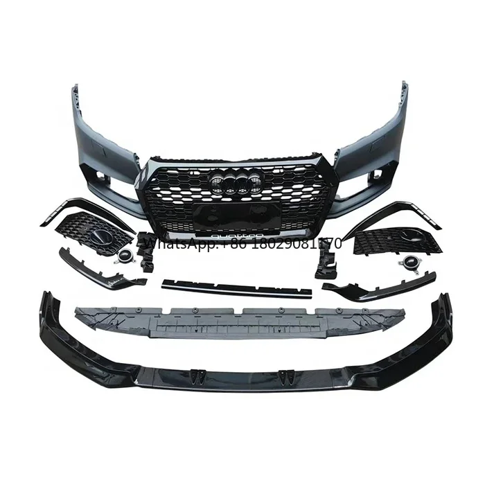 

RSQ5 Bumper with grill for Audi Q5 SQ5 High quality Car Bumper for Audi Q5 SQ5 RSQ5 Bodykit for Audi Q5 SQ5 2018 2019 2020