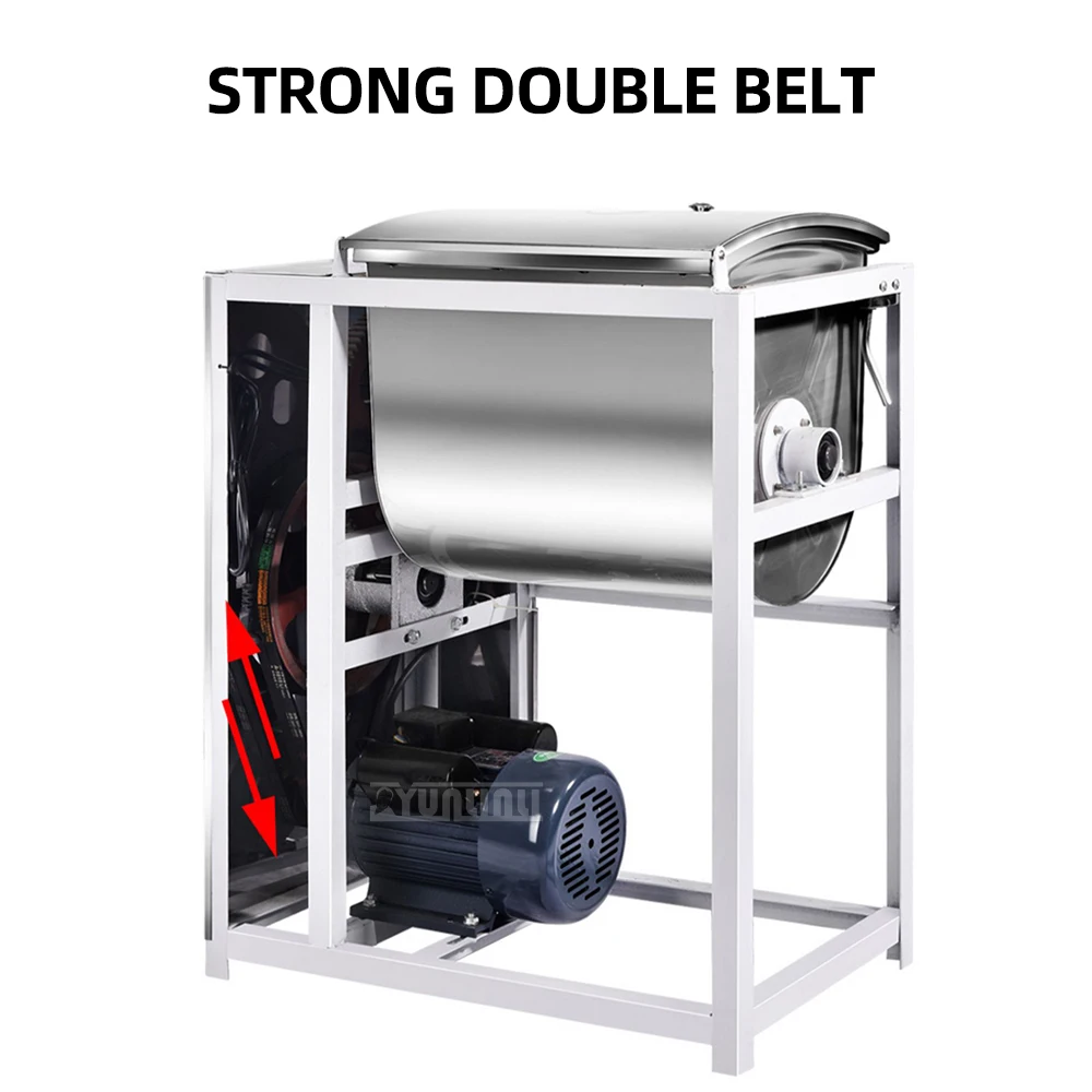 25 كجم خلاط العجين الأوتوماتيكي التجاري سعة كبيرة خلاطات خلط الدقيق آلة العجن