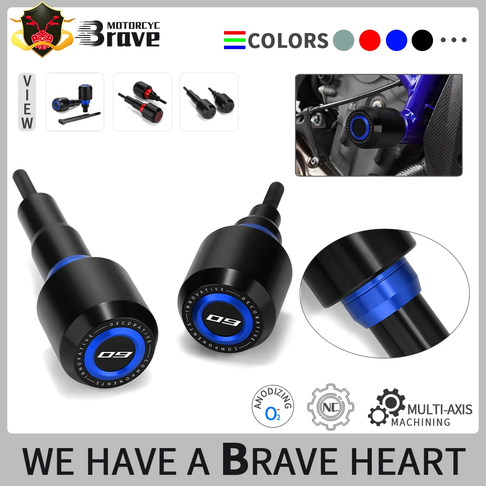 

Motorcycle Accessories Frame Sliders Falling Anti Crash Protector For MT-09 FZ-09 MT-09 SP 2021 2022 2023 2024