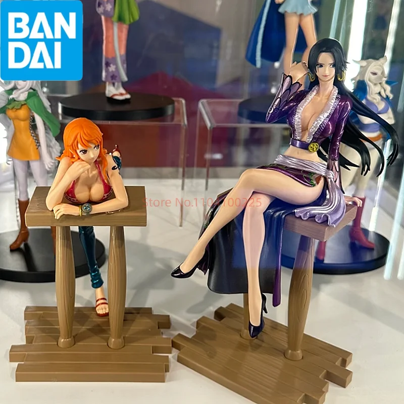 

В наличии: Фигурка Bandai Banpresto Grandline Journey Special Anime One Piece Нико Робин Нами, оригинальная аниме-фигурка, модель, игрушка, подарок