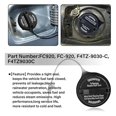 자동차 가스 가솔린 탱크 커버, 내부 연료 탱크 캡 F4TZ-9030-C FC-920, 포드 브롱코 레인저 익스플로러 F150 F250 F350