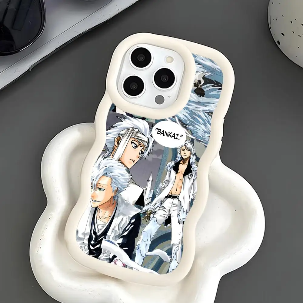 

Чехол для мобильного телефона Toshiro Hitsugaya с волнистым краем из ТПУ для iPhone 17 16 15 14 13 12 11 Air Pro Max Plus, цветной