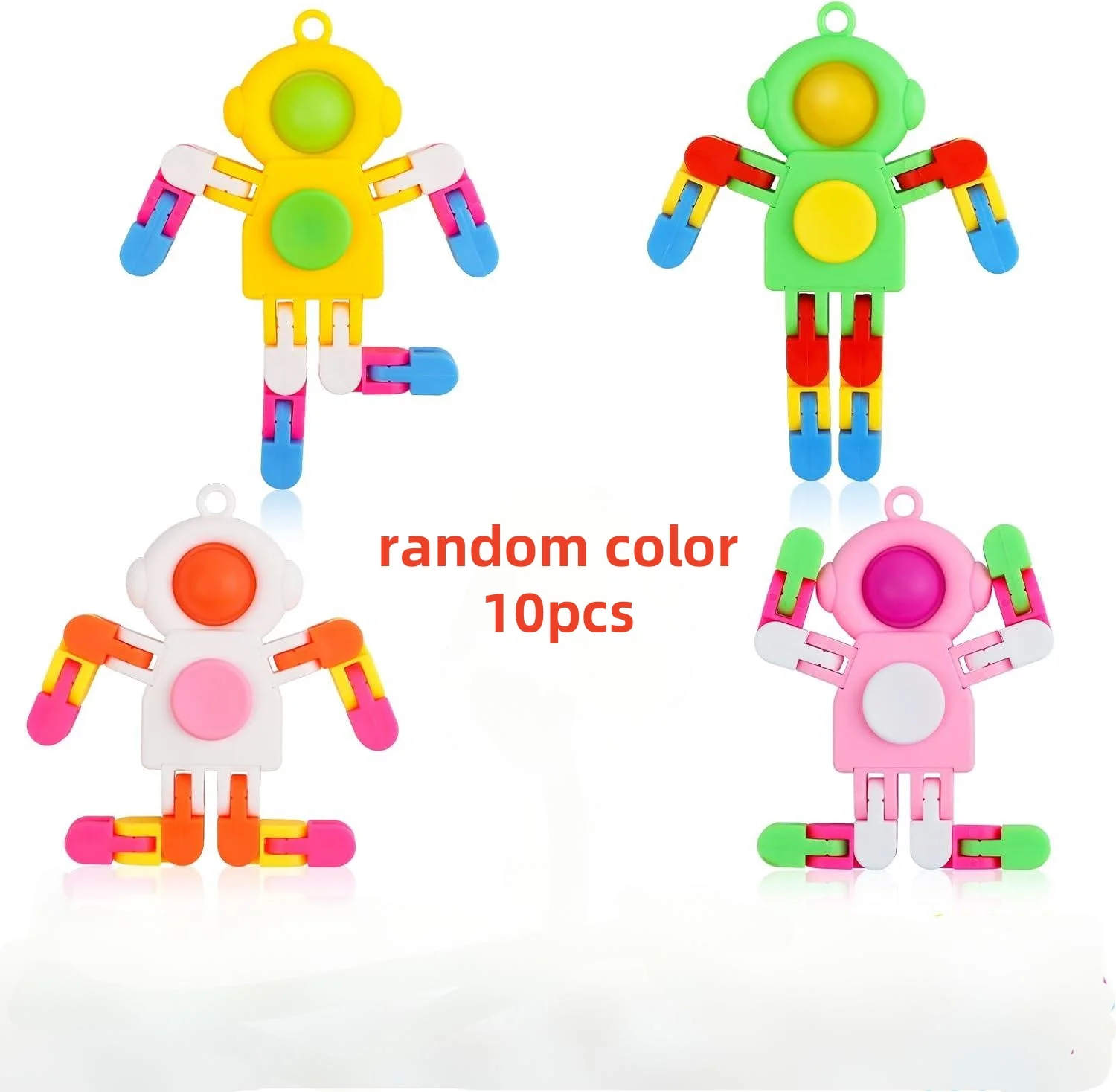 

5/10 шт. деформируемый брелок-космонавт, игрушки-непоседы, оптом, чулки, подарки на день рождения, сувениры для вечеринок для детей