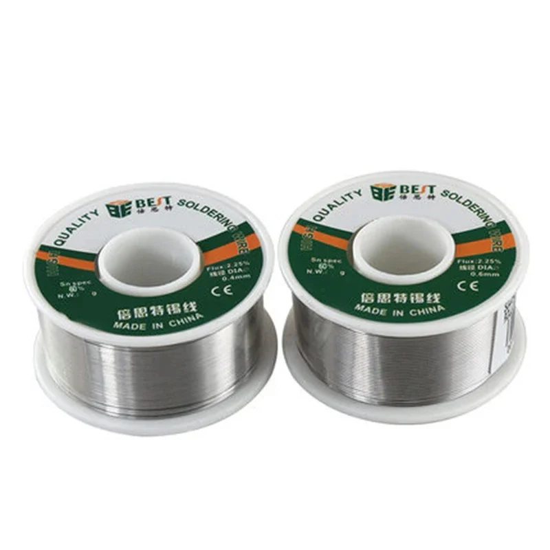 BEST 0.3-0.6 0.8 1.0 1.2mm Low Melting Point Rosin Solder Content For Computer Electronic Instrument Welding Wire With High Tin