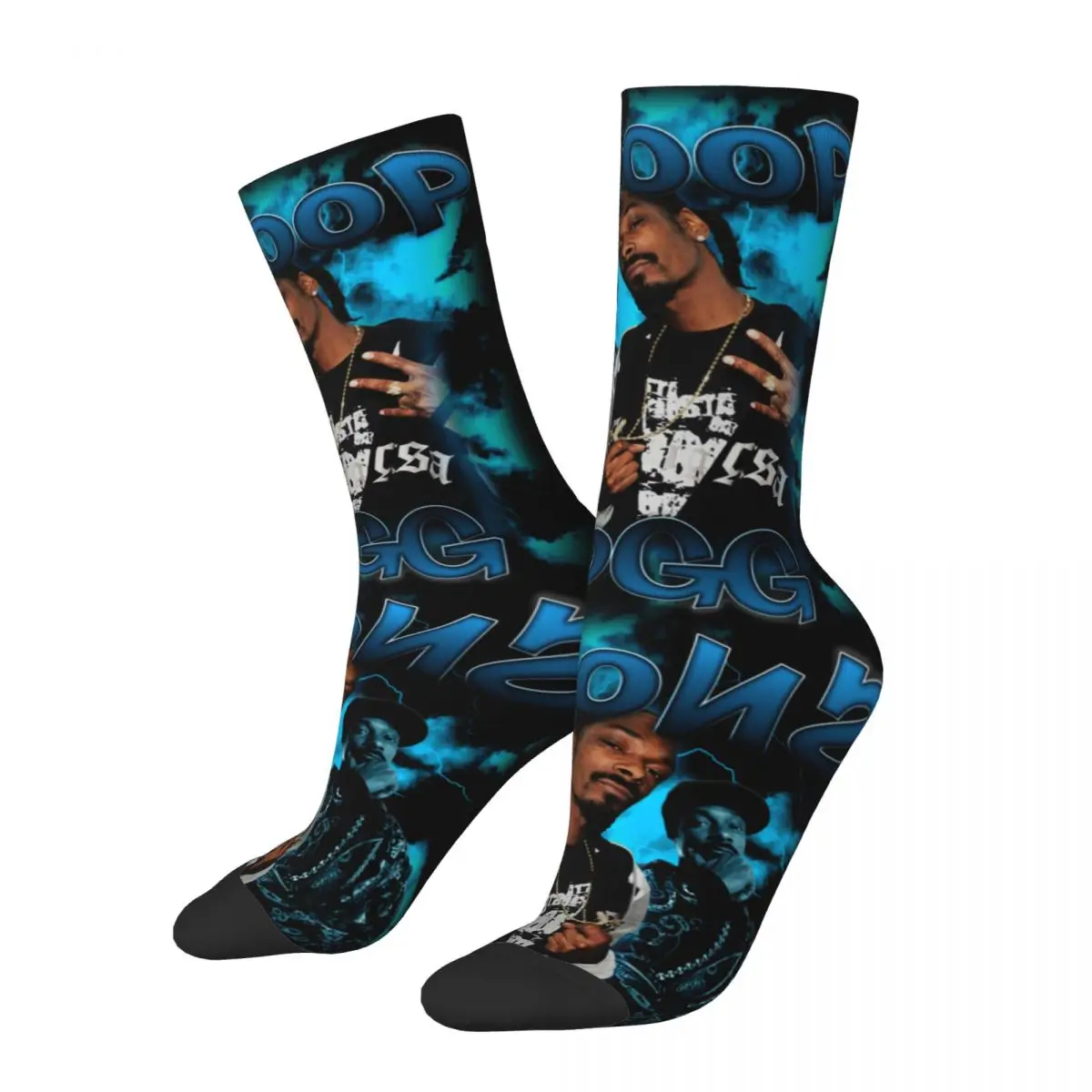 Female Male Snoop Dogg Vintage 90s Bootleg Socks Comfortable Fashion Socks Hip Hop Merch Middle TubeSocks Suprise Gift Idea