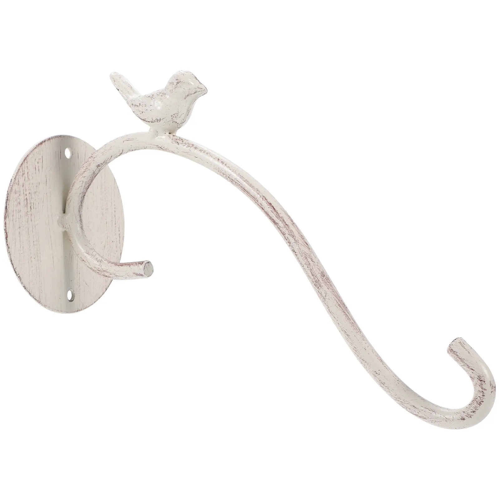 Iron Hanging Plant Hook Wall Mounted Simple Fixing Hook Outdoor Garden Balcony Hanging Basket Bracket Plant Holder Minimalist view 2