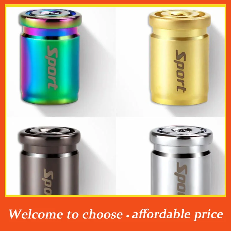 

*4pcs Titanium Anti-theft Car Tire Valve Cap Aluminum Sport Exterior Auto Air Caps*
