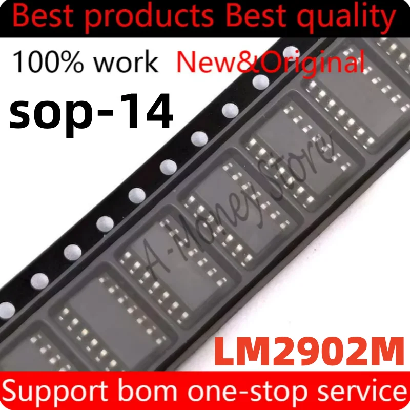 

(10pcs)LM2902MX LM2902M LM2902 sop-14