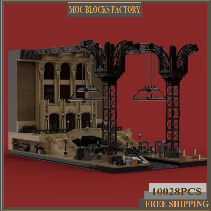 

Popular Bat Movies Model Moc Building Bricks Bat Cave Terminal Station Technology Blocks Gifts Christmas Toys DIY Sets Assembly