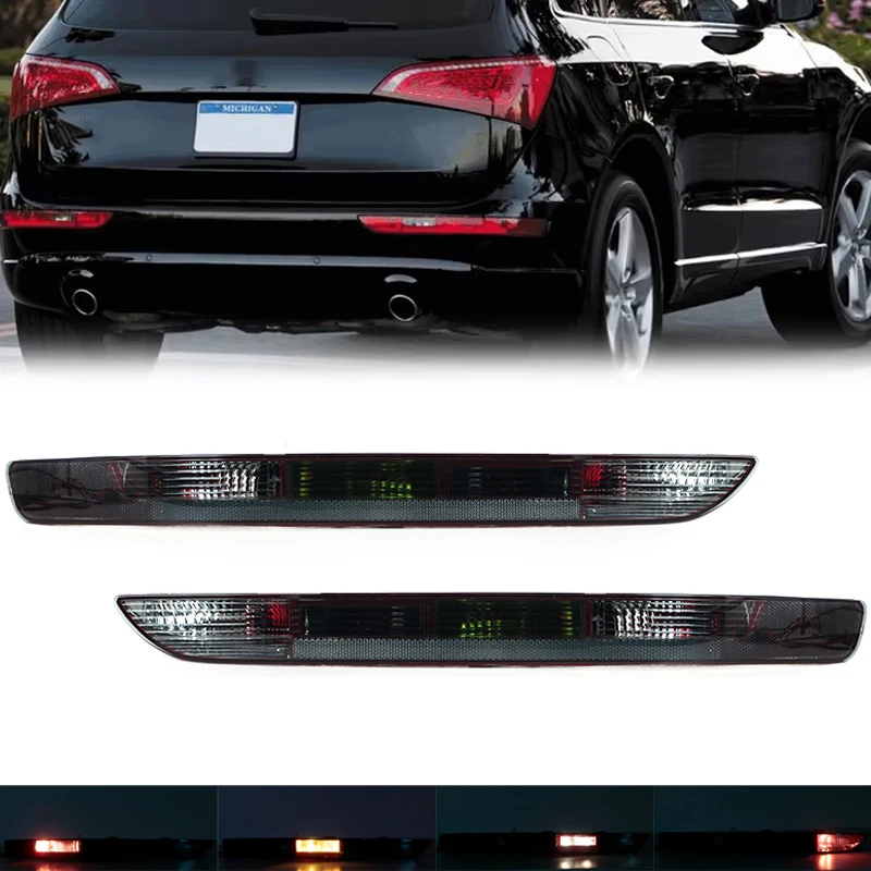 

For Audi Q5 2009 2010 2011 2012 2013 2014 2015-2017 Car Rear Bumper Stop Brake Light Tail Turn Signal Lamps 8R0945095 8R0945096