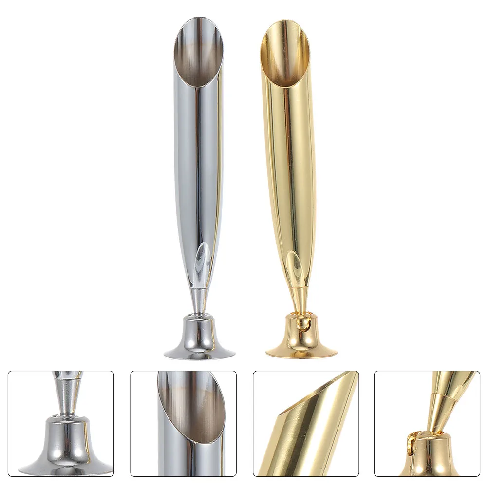 4pcs Holder Holder Premium Metal Desktop Rest For Pen Organizers Fountain Ink Quill Pen Storage Rack Organizer